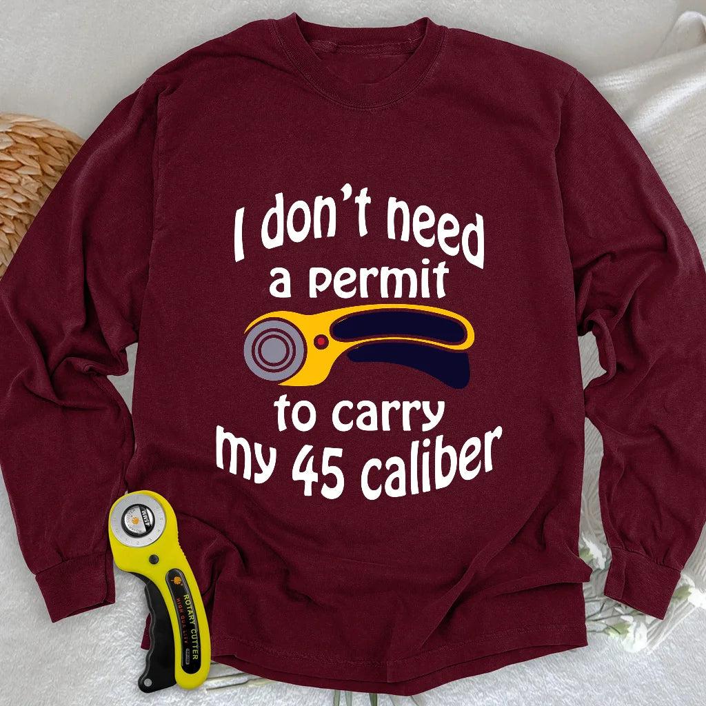 45 Caliber Long Sleeve T-shirt