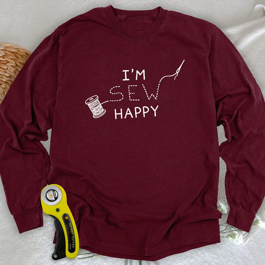 Sew Happy Long Sleeve T-shirt