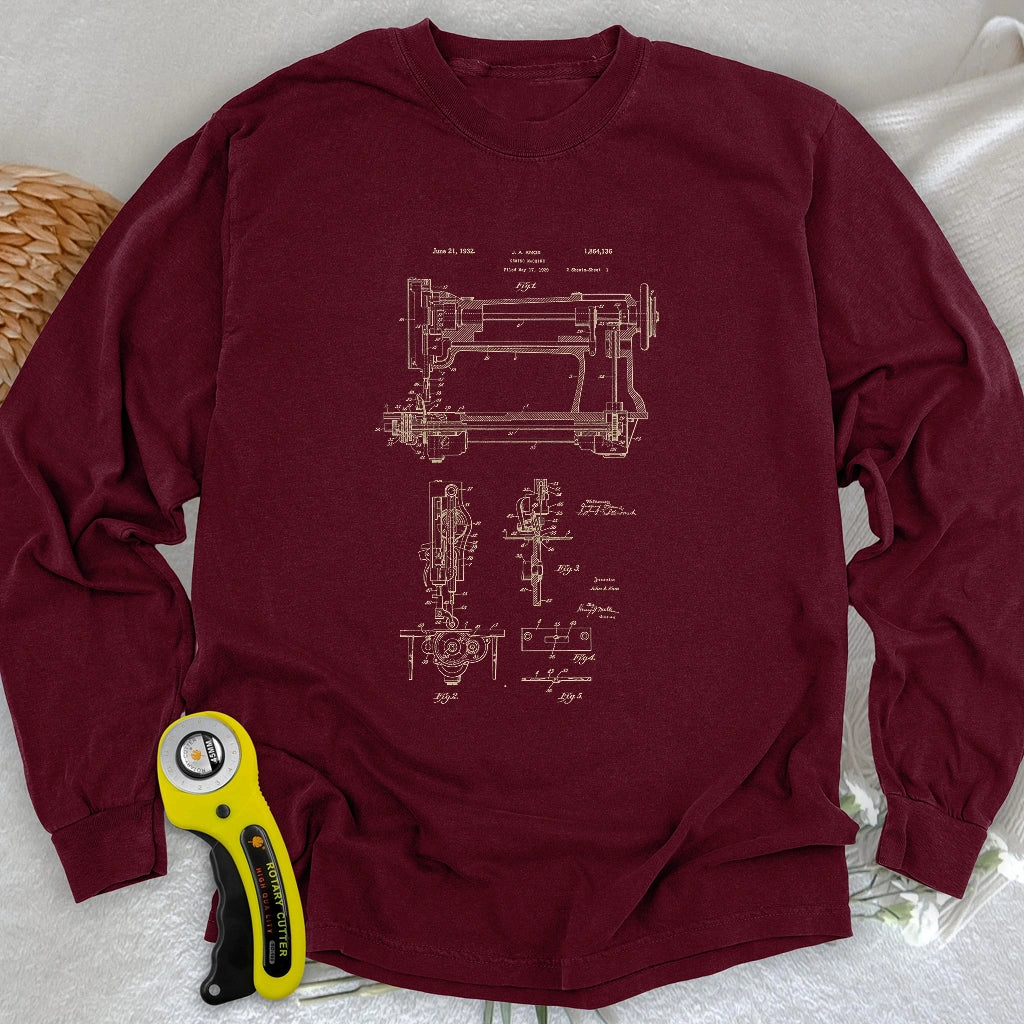 Sewing Pattern Long Sleeve T-shirt