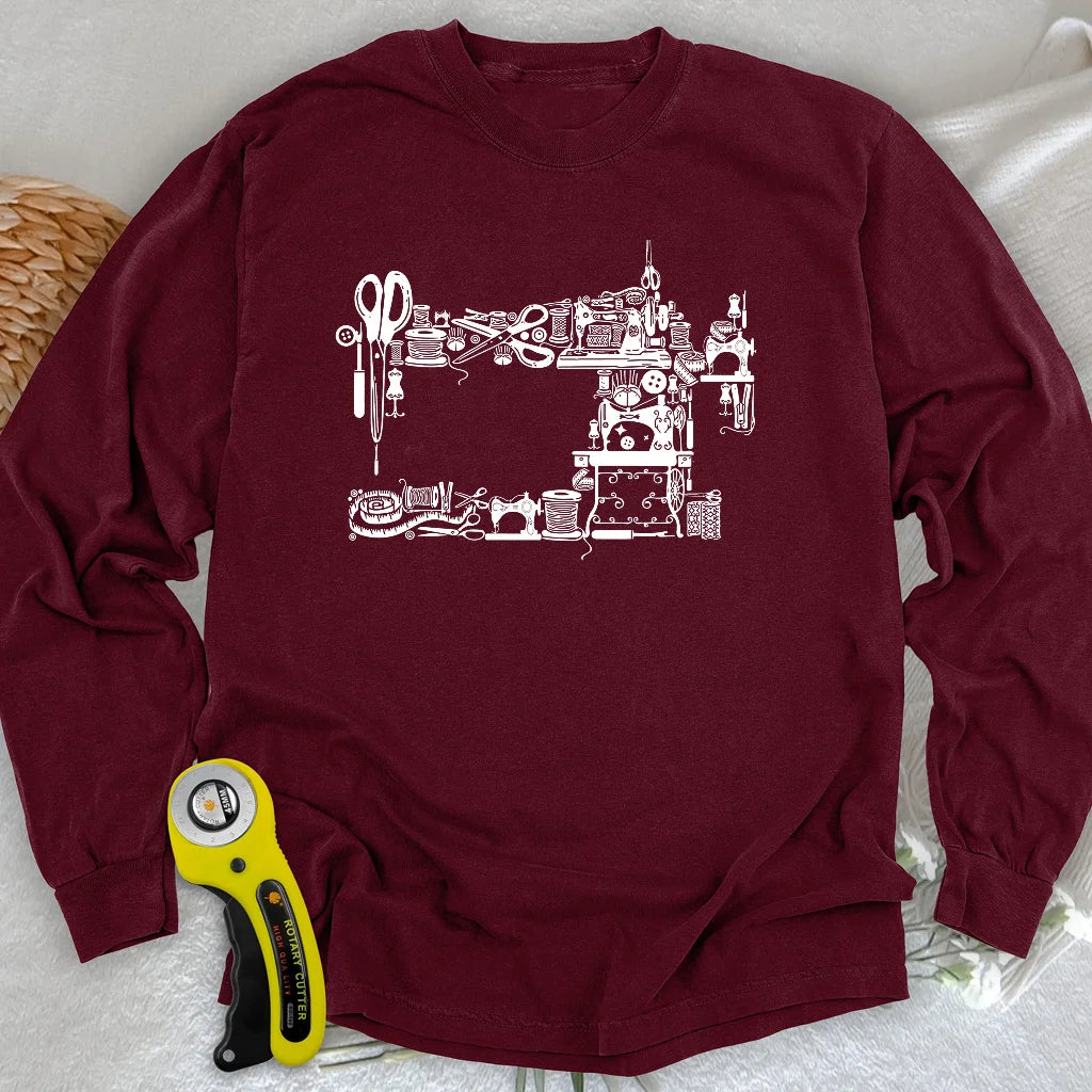 Sewing Tools Long Sleeve T-shirt