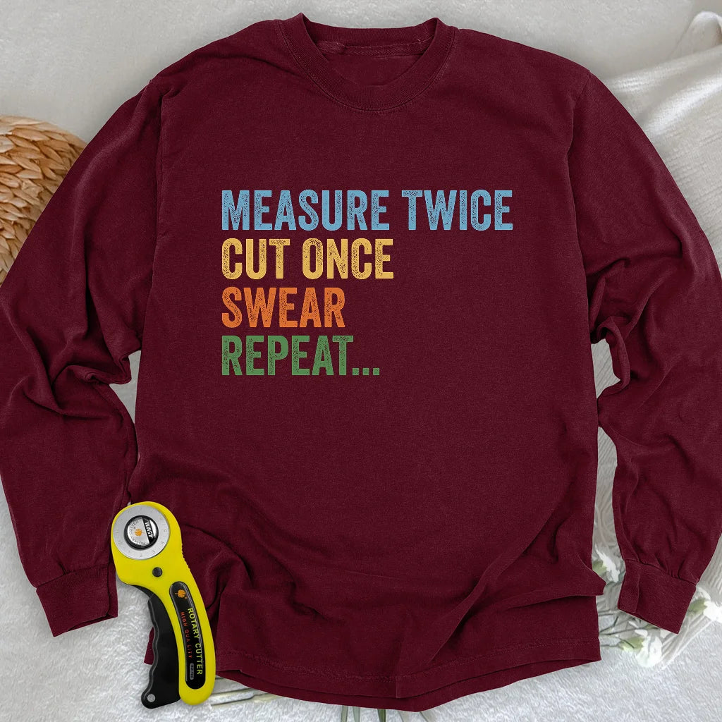Nähprobleme Langarm-T-Shirt