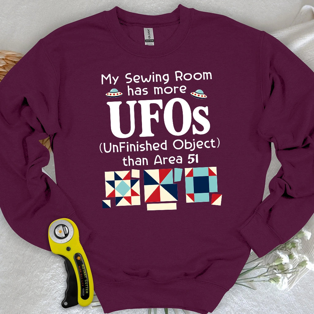 Sewing UFOs Sweatshirt