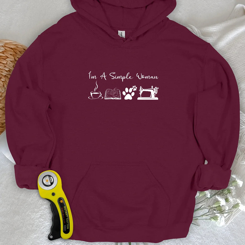 Sweat à capuche femme couture