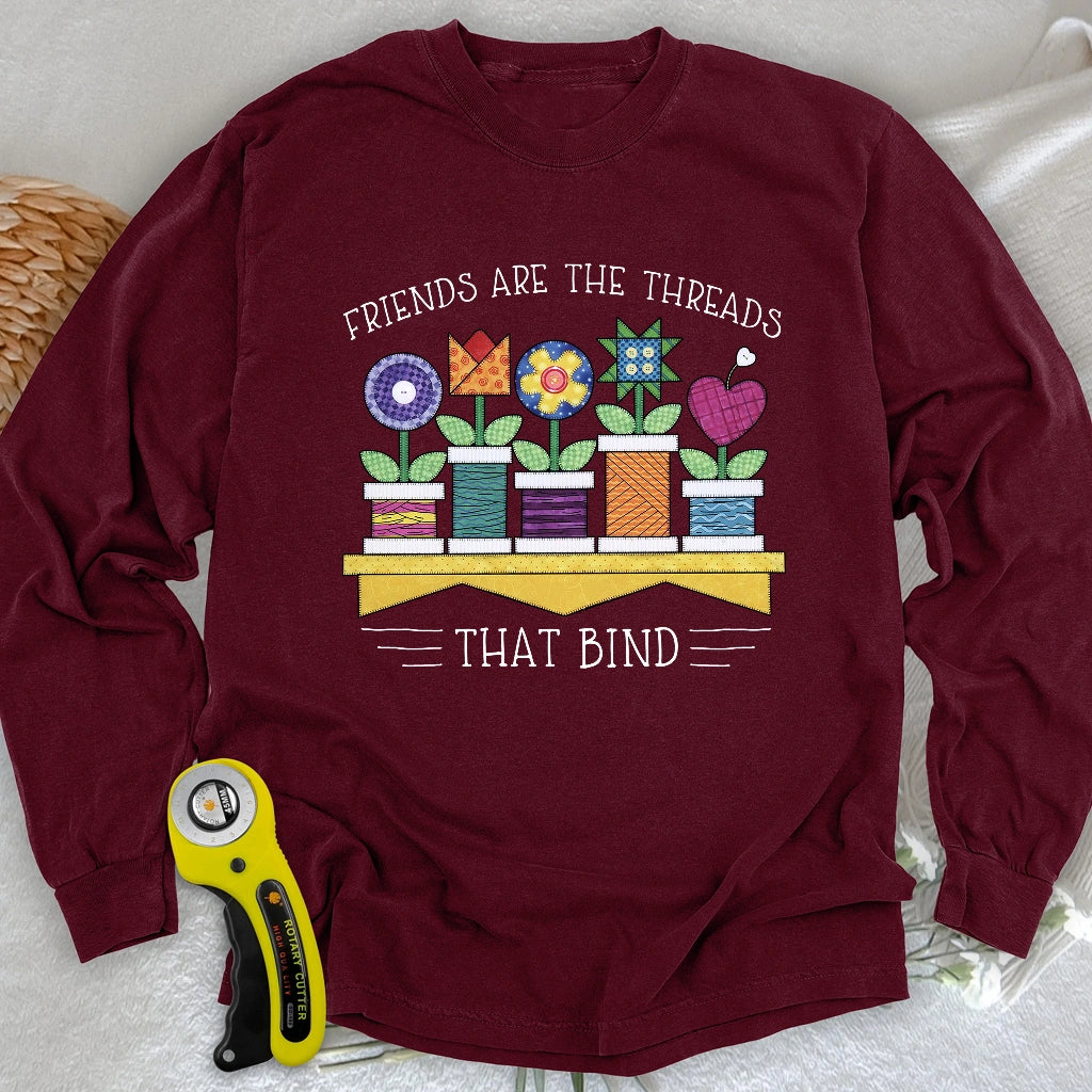 Spool Flowers Long Sleeve T-shirt