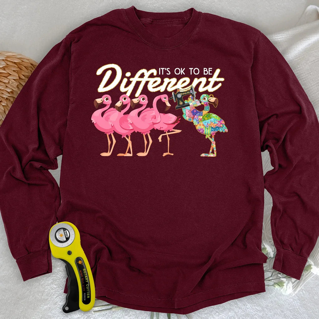 Stand Out Flamingo Long Sleeve T-shirt