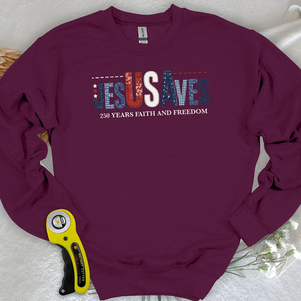 Stitching Faith Since 1776 Sweatshirt