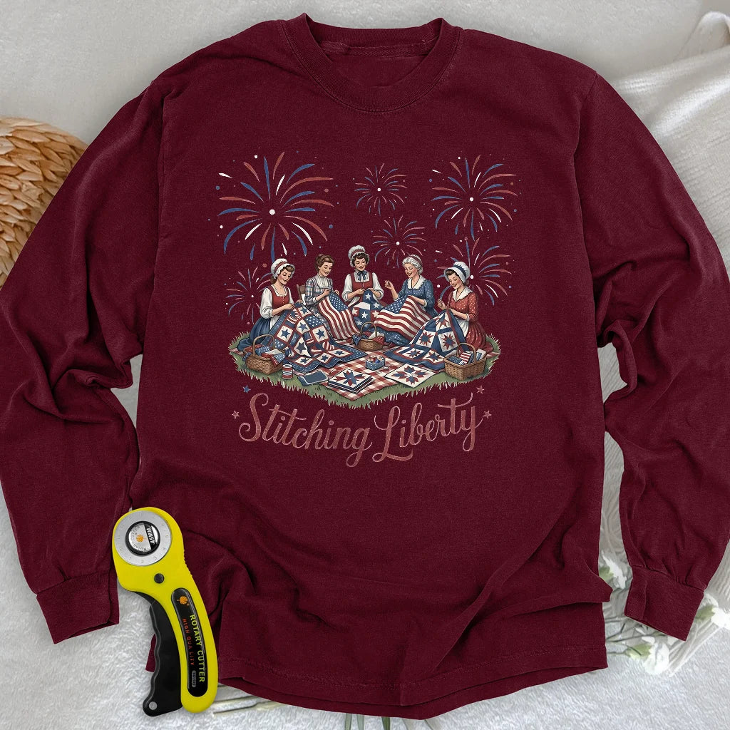 Stitching Liberty Long Sleeve T-shirt