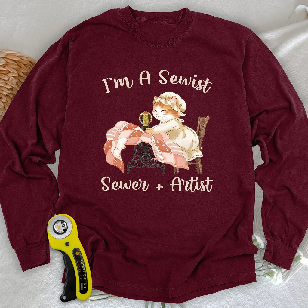 Stitching Serenity Long Sleeve T-shirt
