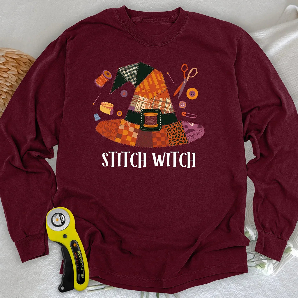 Stitchy Witch Long Sleeve T-shirt