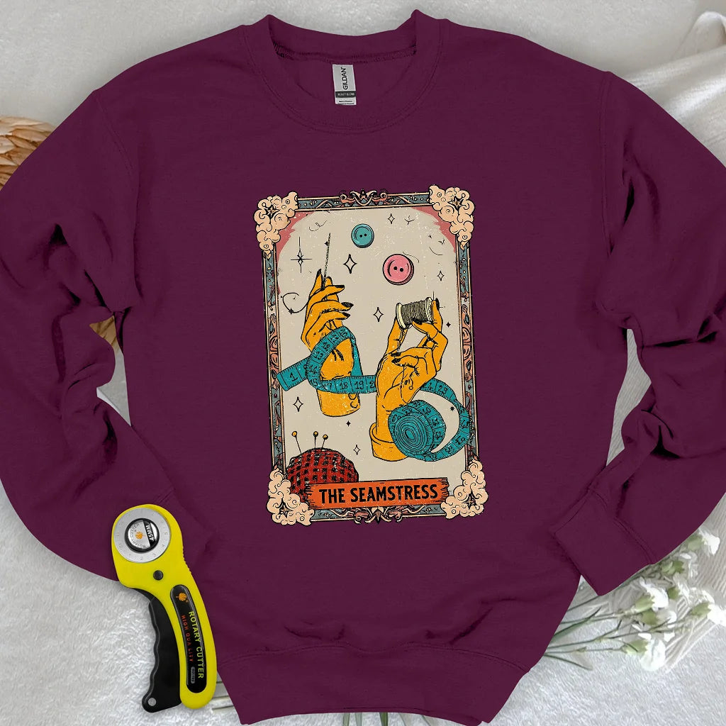Tarot Card Seamstress Sweatshirt