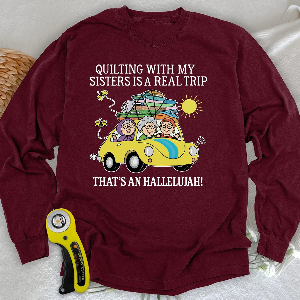C'est un T-shirt à manches longues "Hallelujah" !
