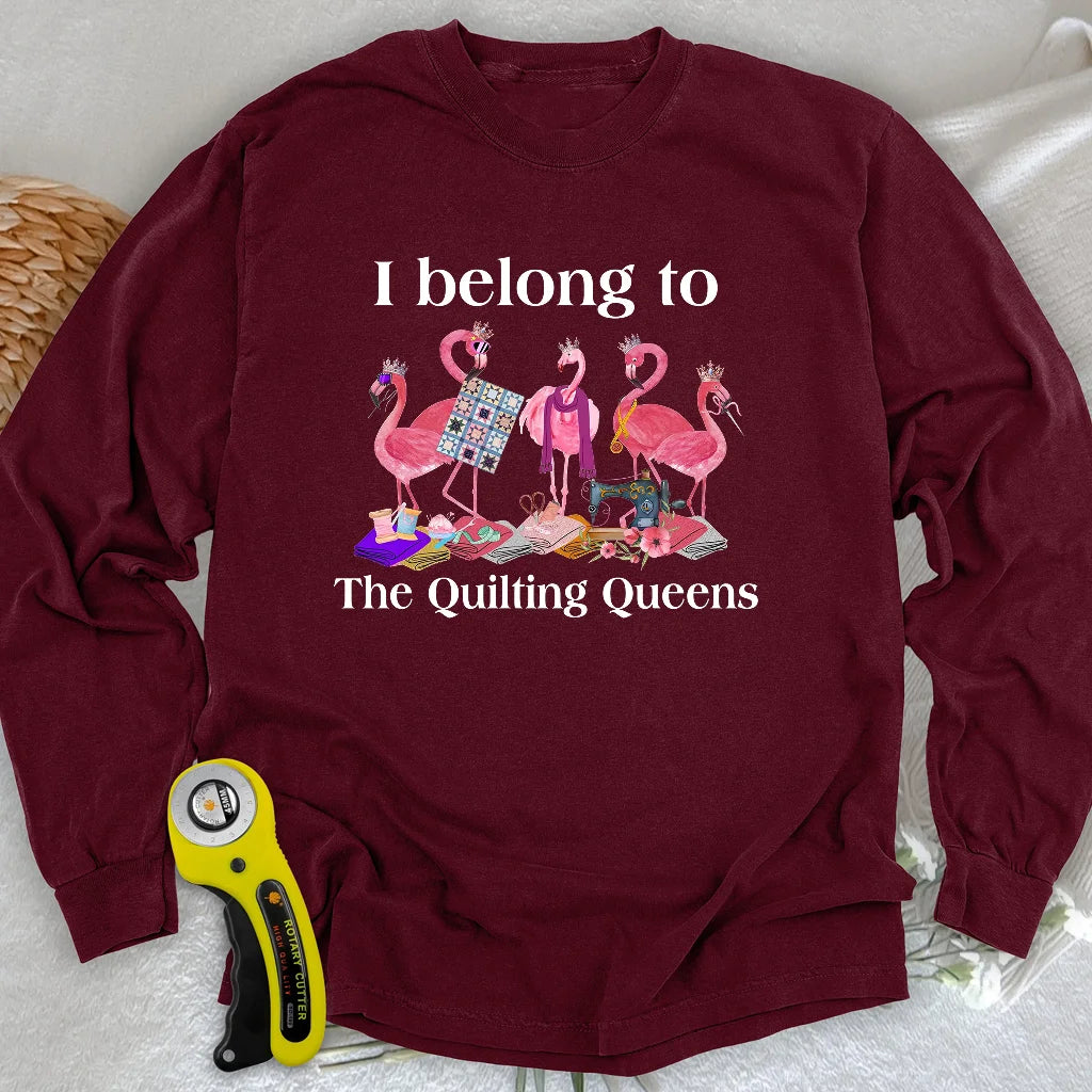 Das Quilting Queens Langarm-T-Shirt