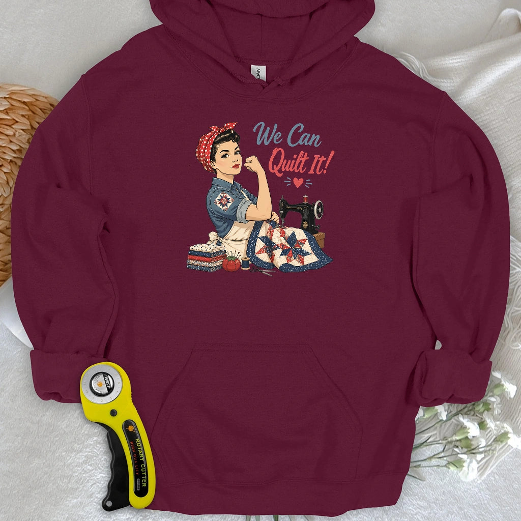 We Can Quilt It Hoodie