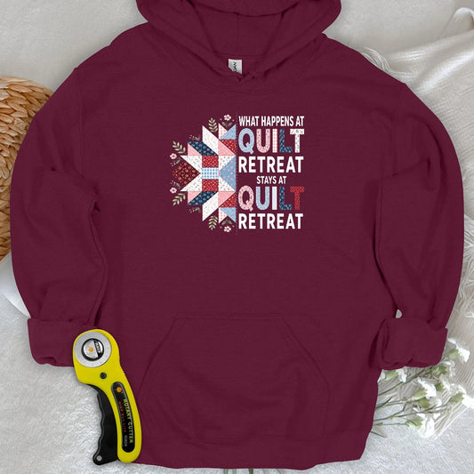 What Happens At Quilt Retreat Hoodie