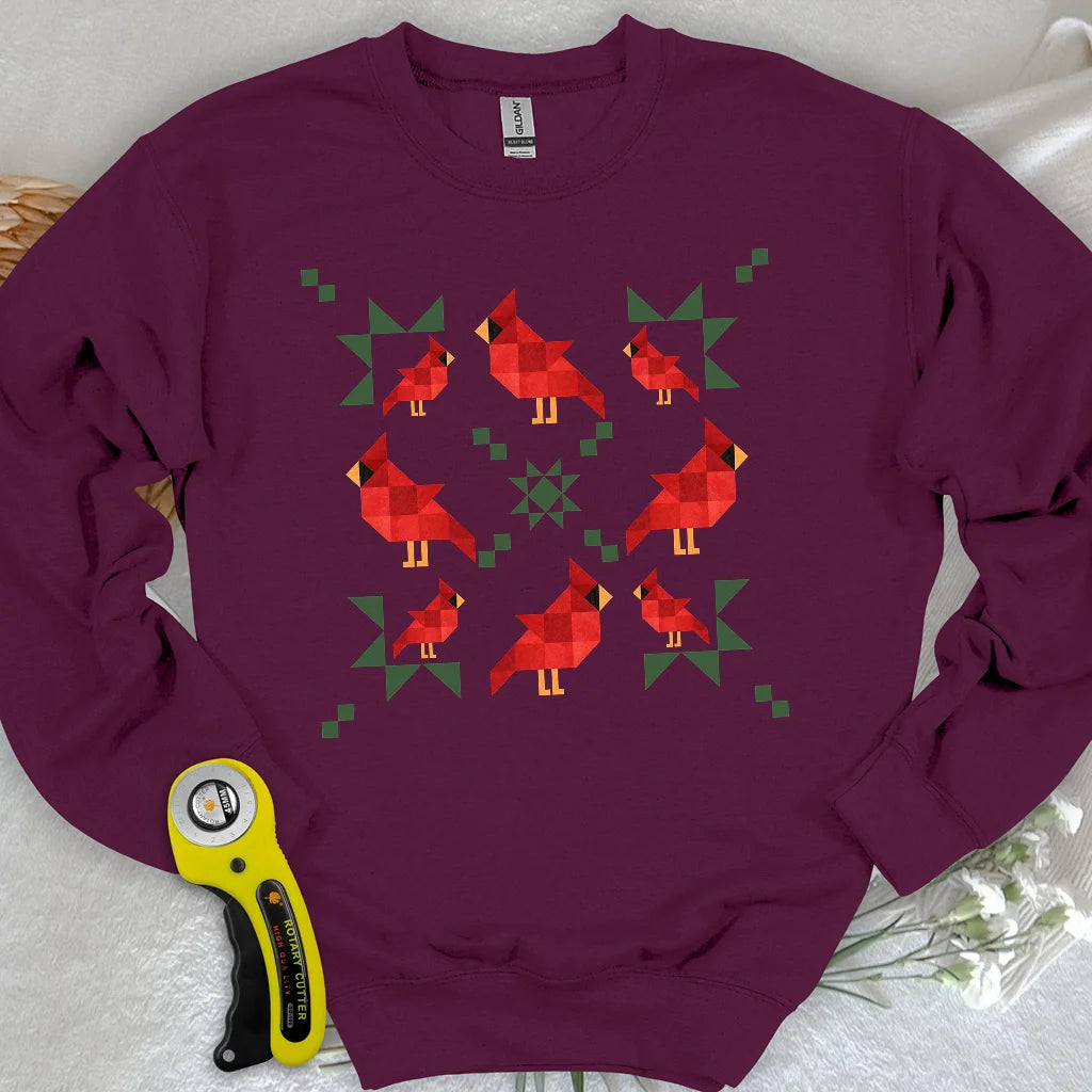 Wenn Kardinäle erscheinen Sweatshirt