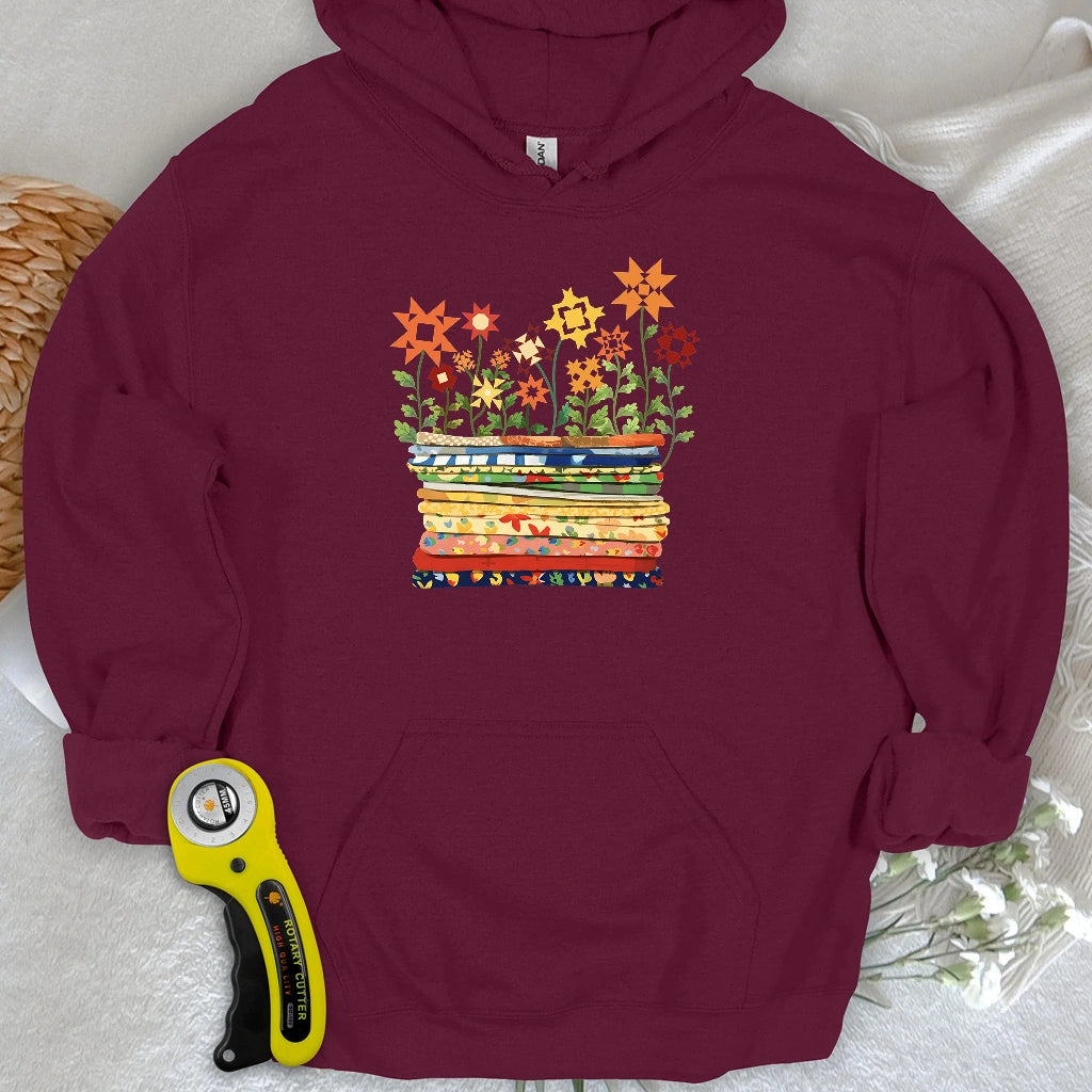Where Quilts Bloom Hoodie