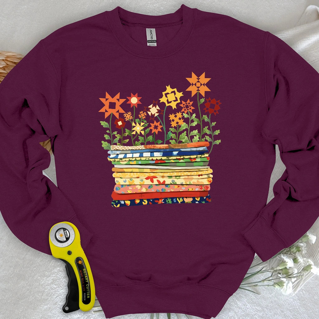 Le Sweatshirt Où les Couettes Fleurissent