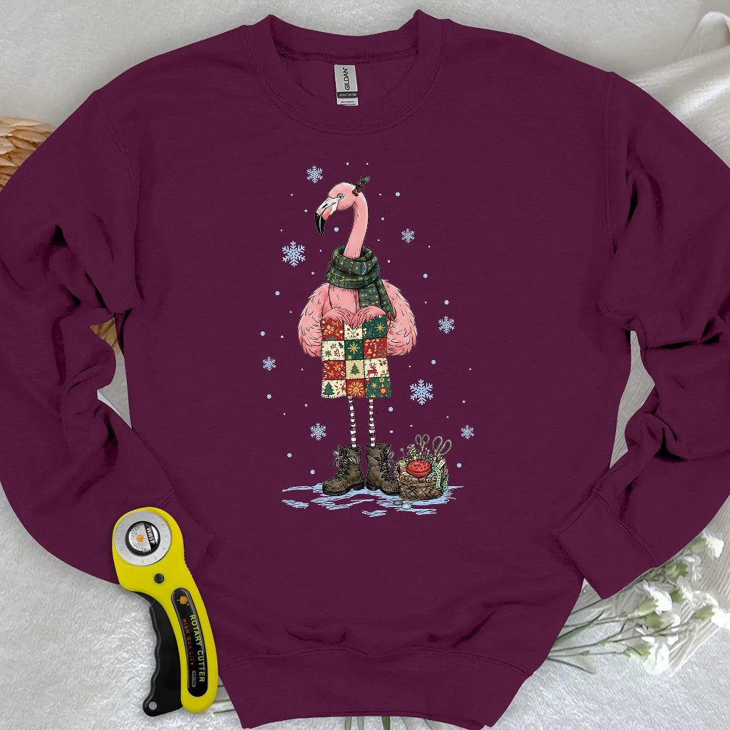 Winter Flamingo Sweatshirt