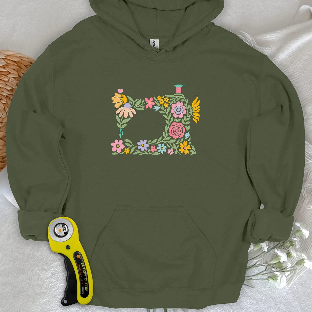 Abtract Flower Machine Hoodie