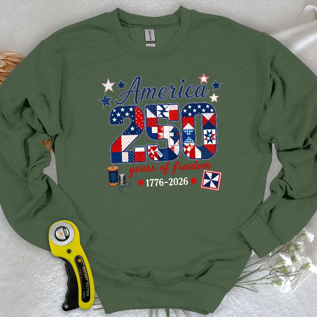 America 250: Pieced With Pride Sweatshirt