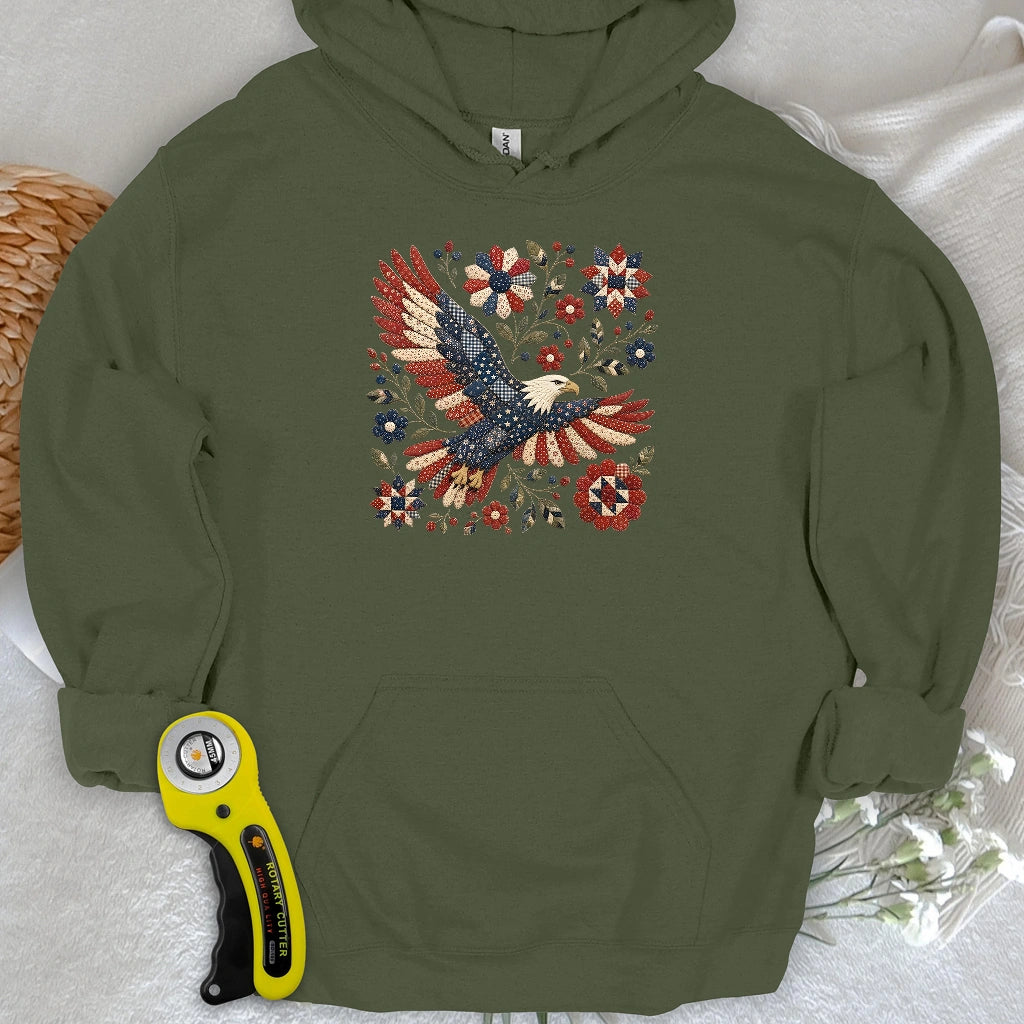 American Eagle Appliqué Hoodie