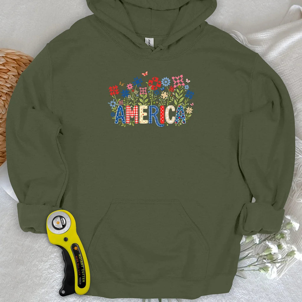 Appliqué America Hoodie
