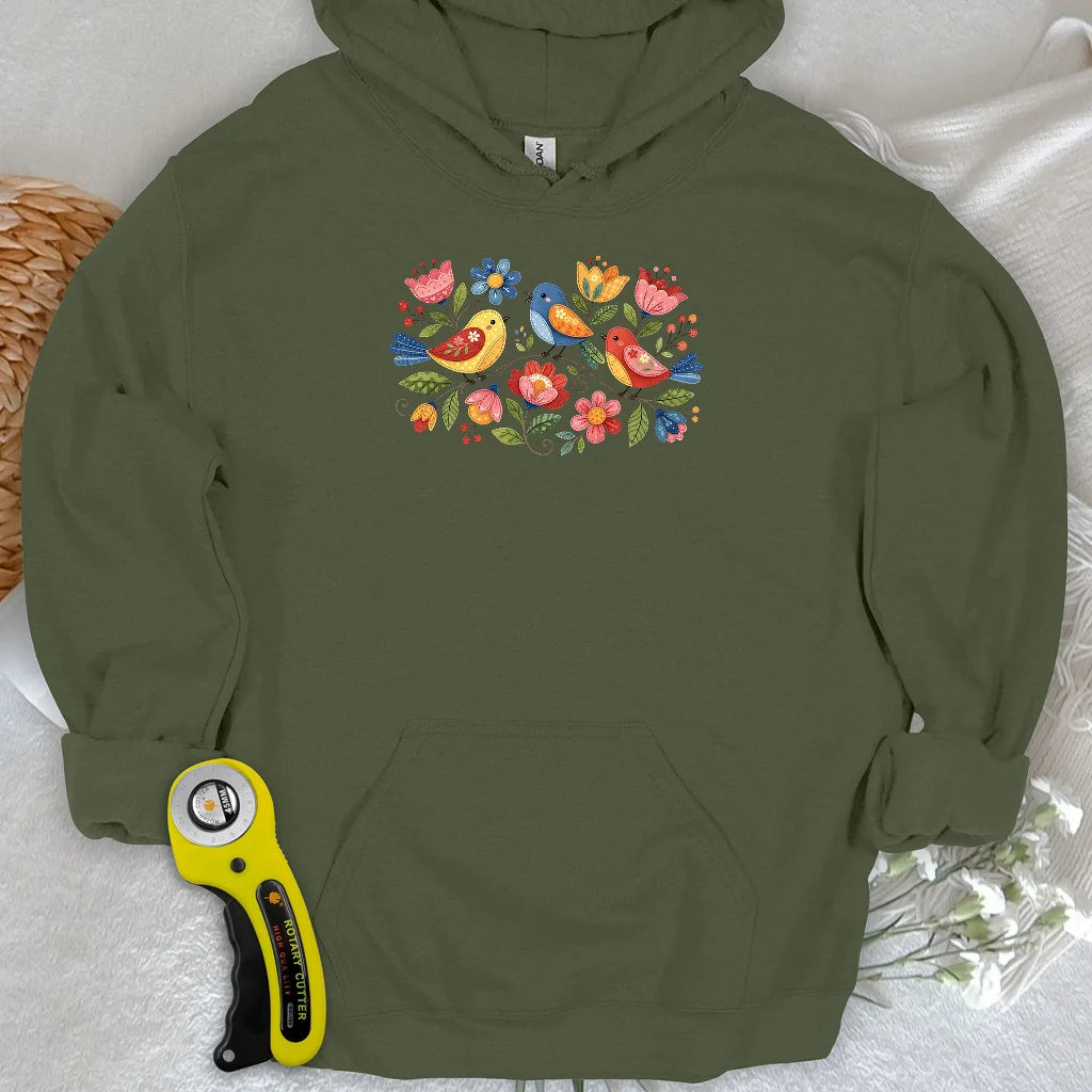Appliqué Garden Hoodie