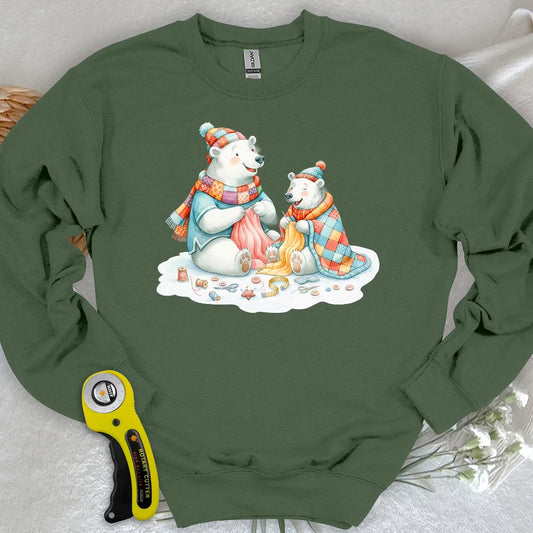 Beary Quilt Time Sweatshirt