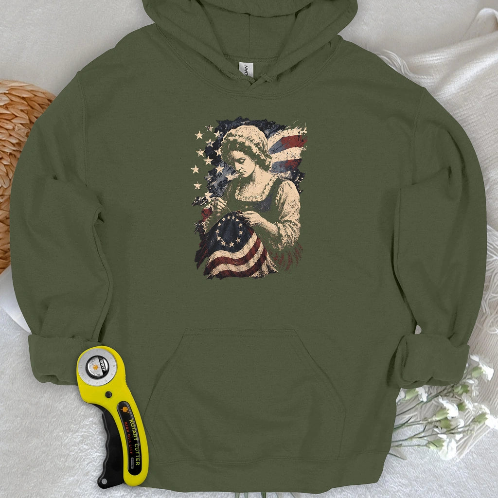 Betsy Ross Flag Hoodie