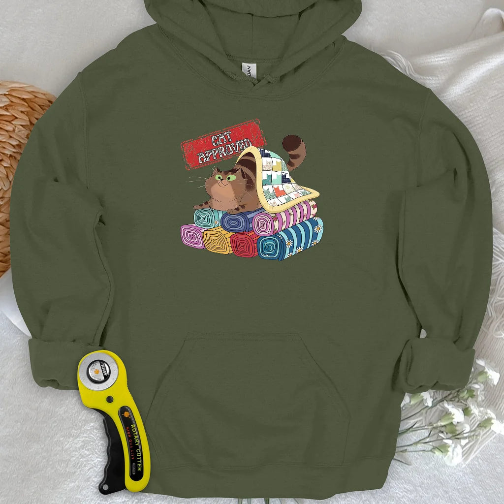 Sweat à capuche approuvé par les chats