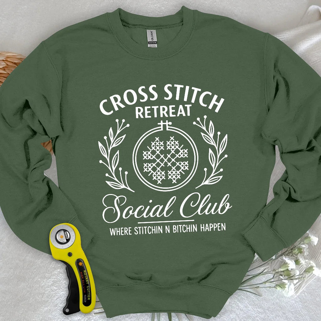 Cross Stitch Retreat Sweatshirt
