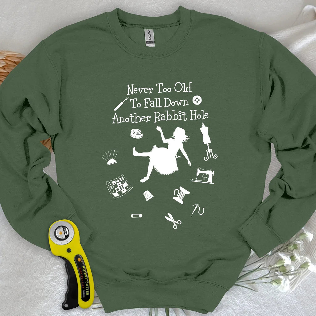 Sweat-shirt "Down The Rabbit Hole"