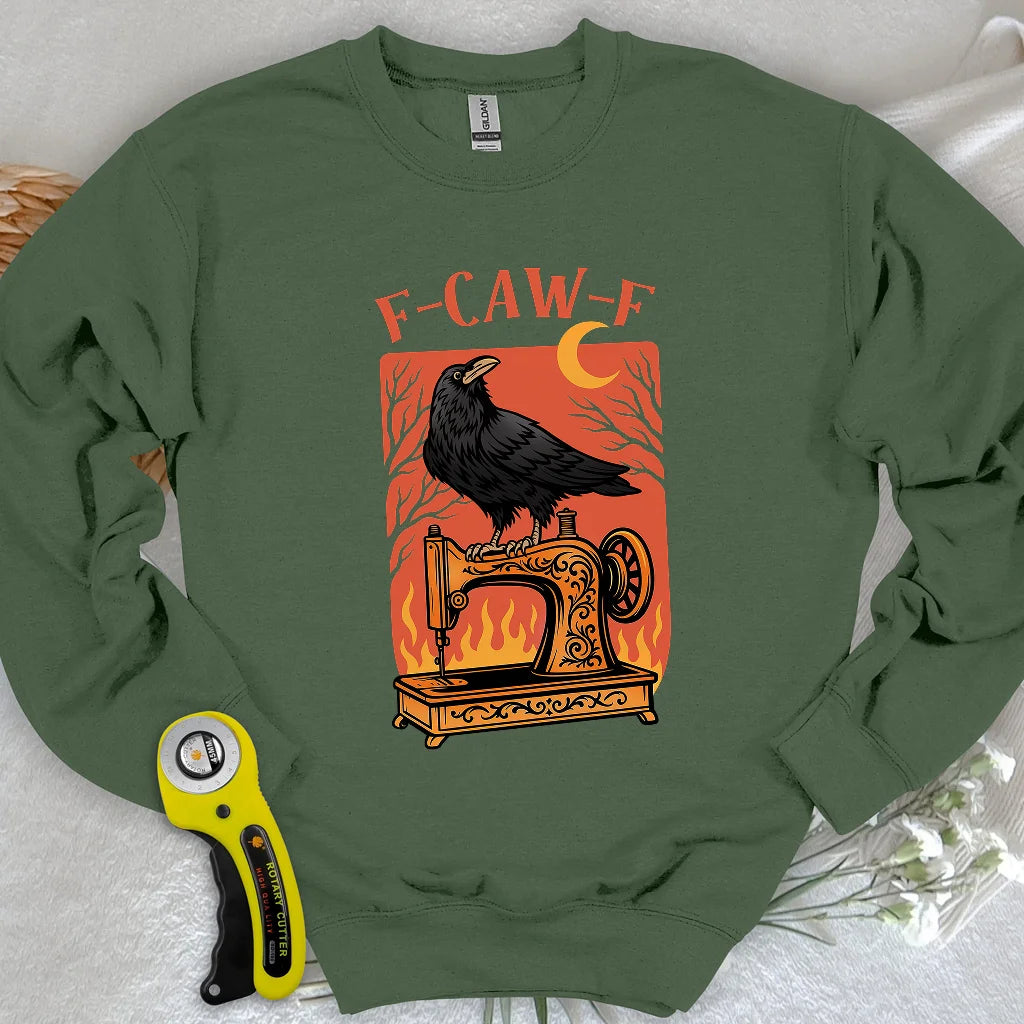 Feuriges Stich-Sweatshirt
