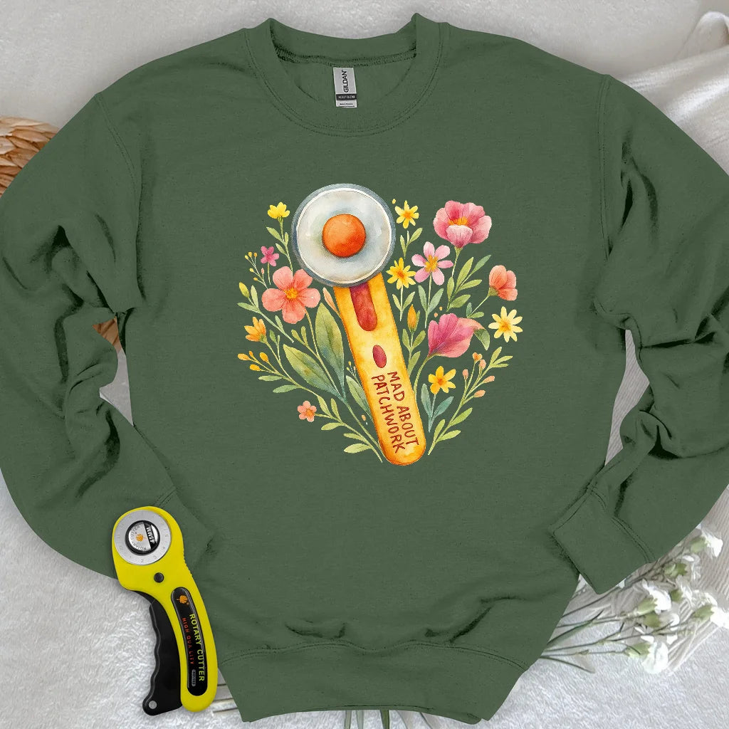 Sweat-shirt Coupe Fleurs
