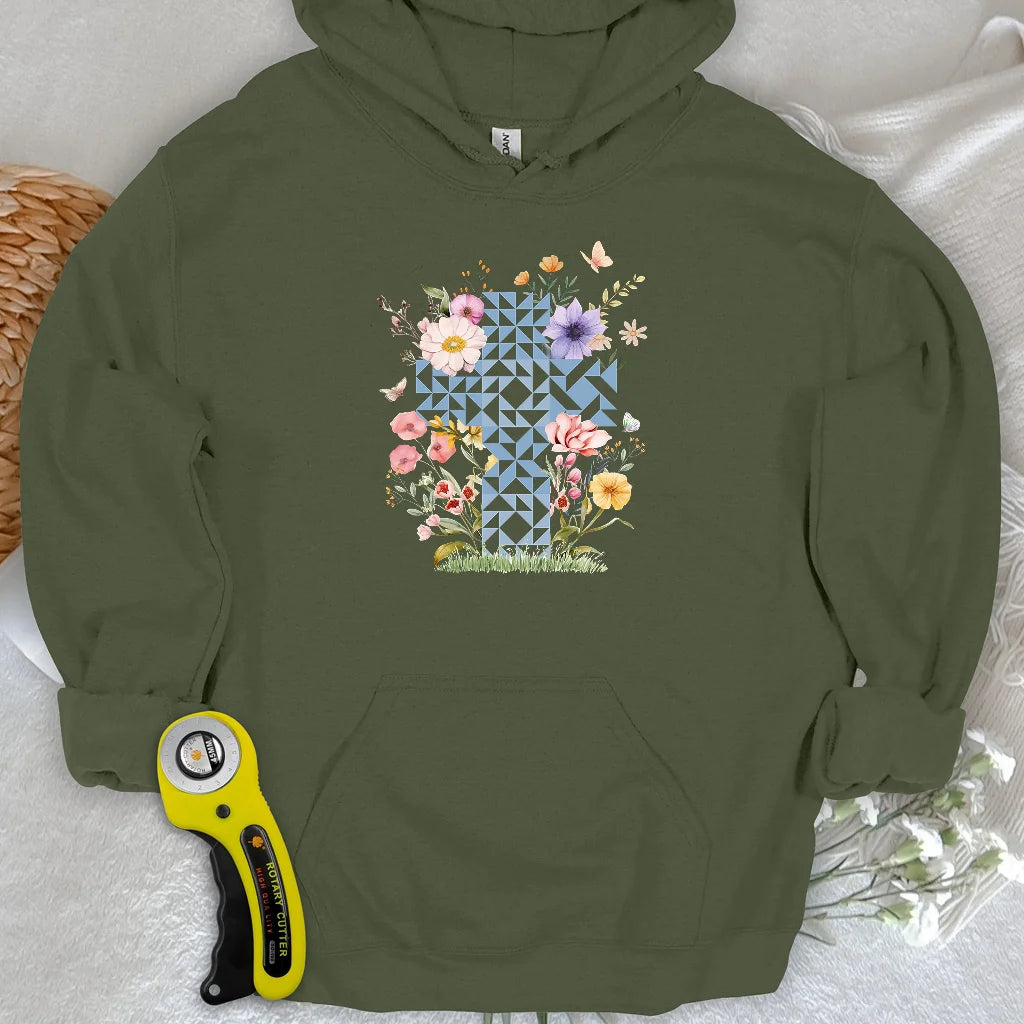 Floral Faith Stepp-Kapuzenpullover