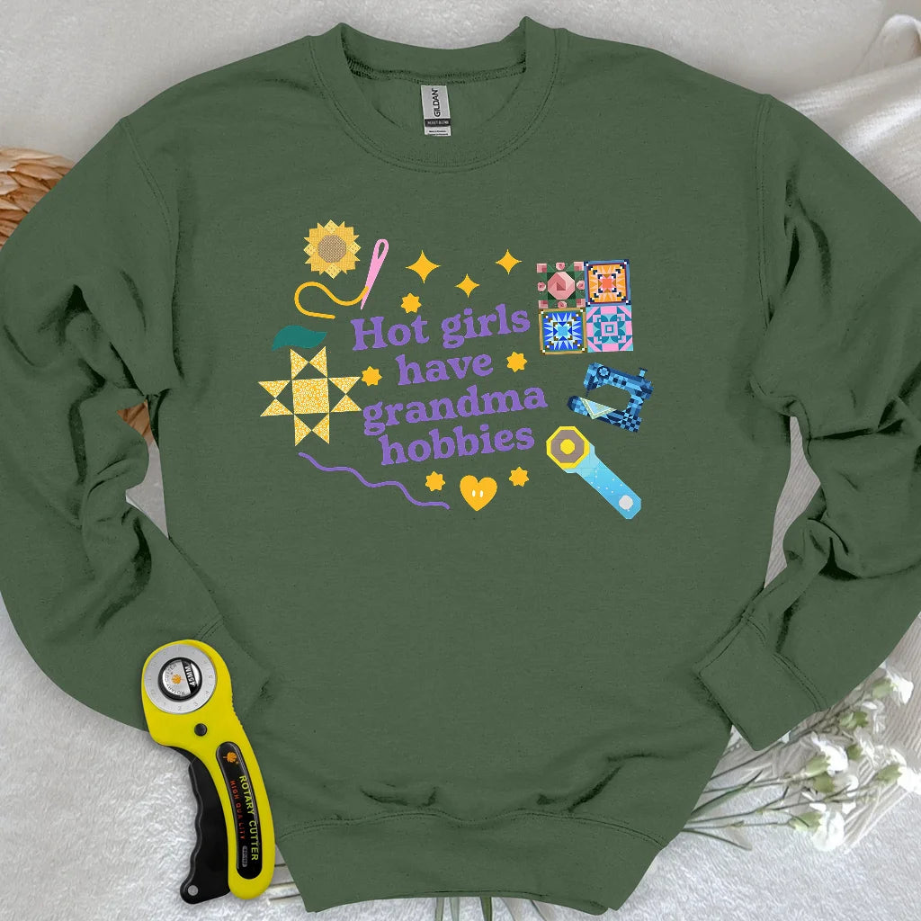 Sweat-shirt Loisirs de Mamie