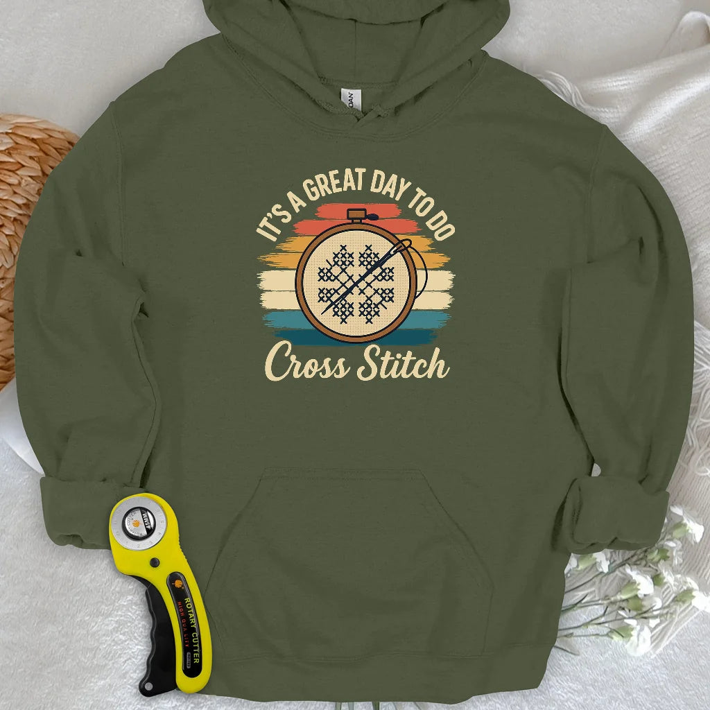 Great Day to Stitch Hoodie