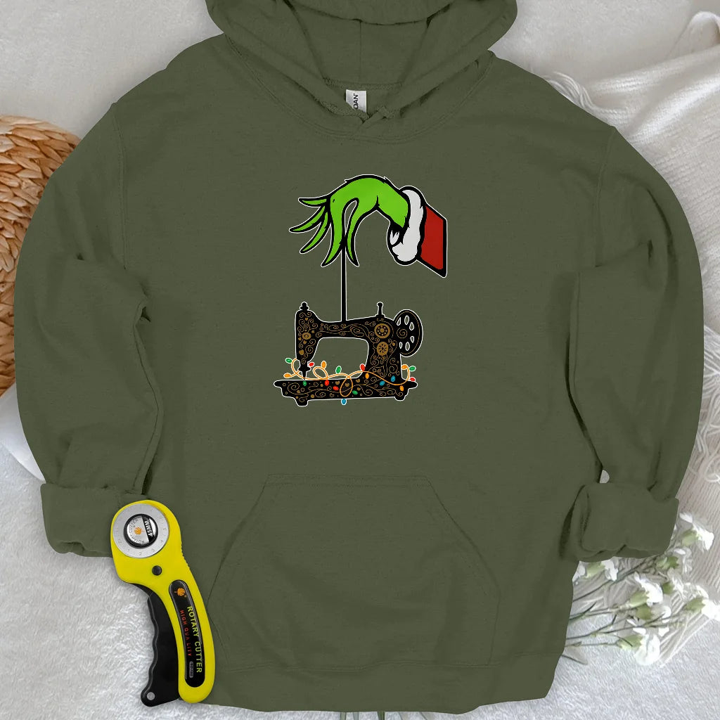 Hoodie Le Grinch a volé les points de suture