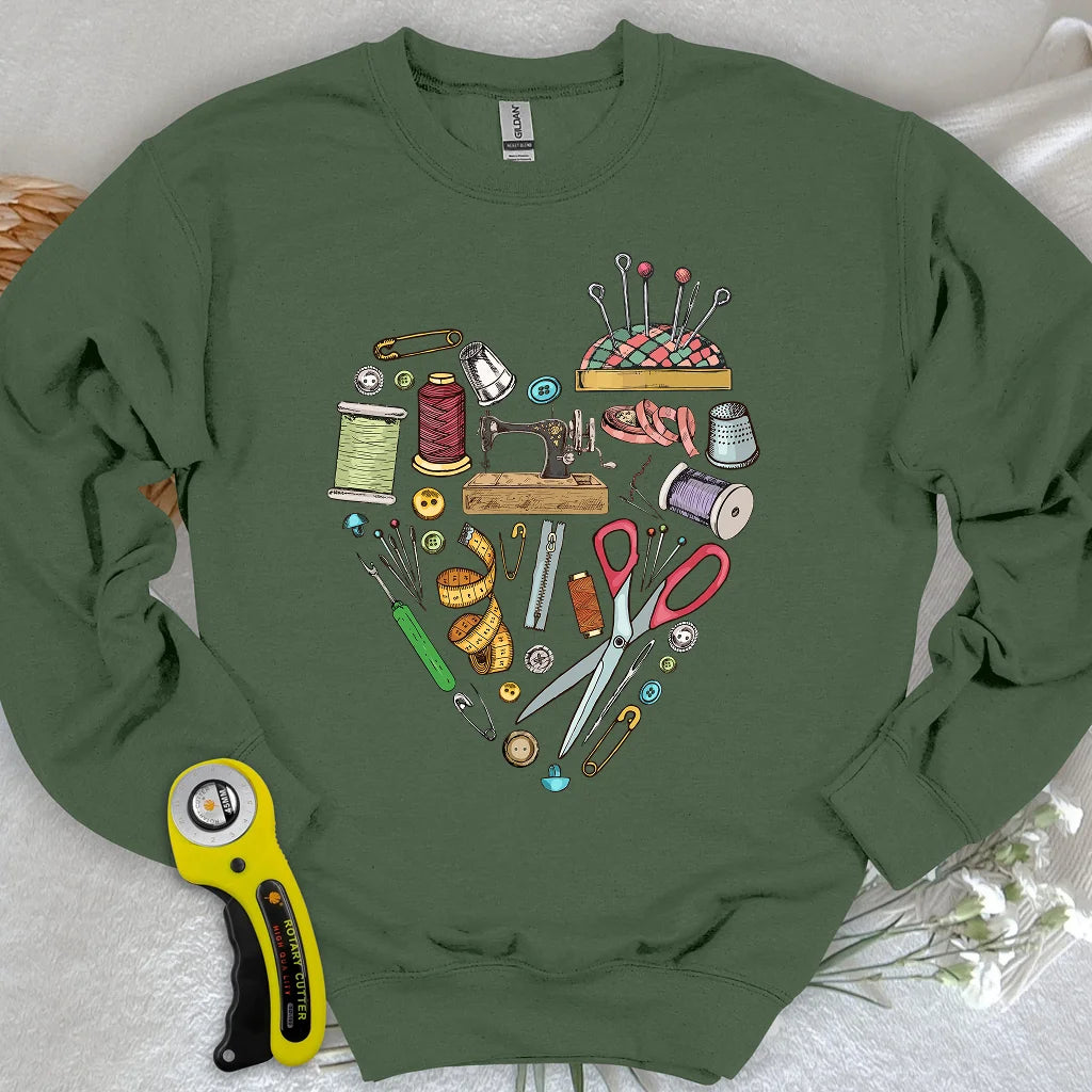 Sweat-shirt coupable en son cœur