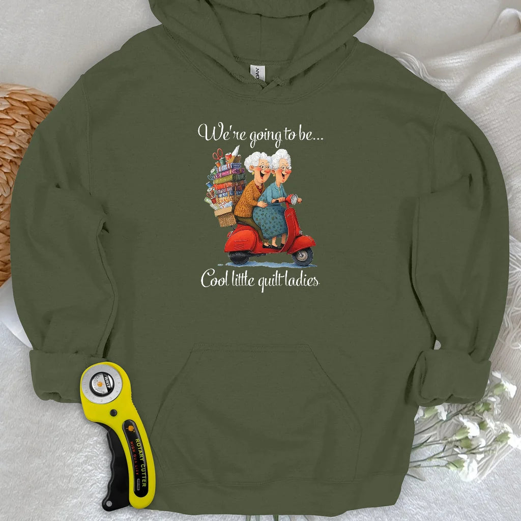 Sweat à capuche Les Petites Dames Quilteuses