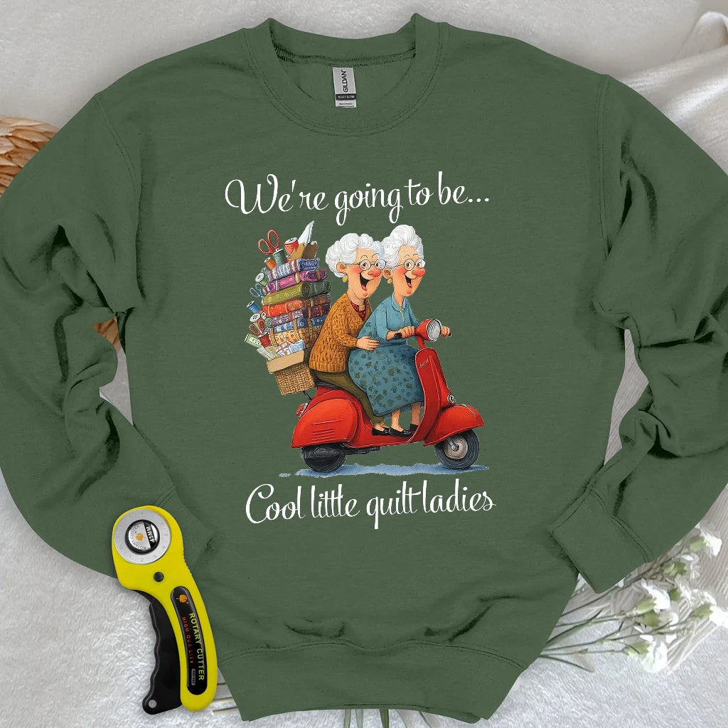 Little Quilt Ladies Sweatshirt