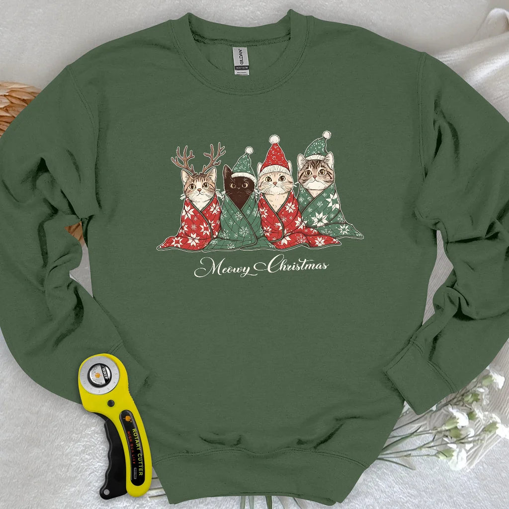 Sweat-shirt "Joyeux Noël Félint"