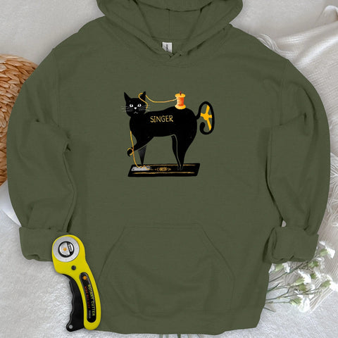 Felpa con cappuccio "Mewing machine"