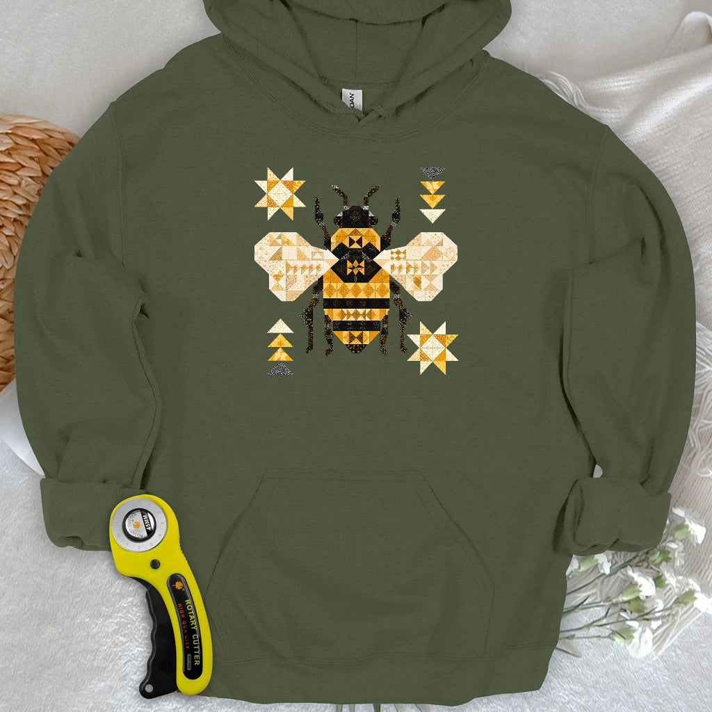 Patchwork Bee Hoodie