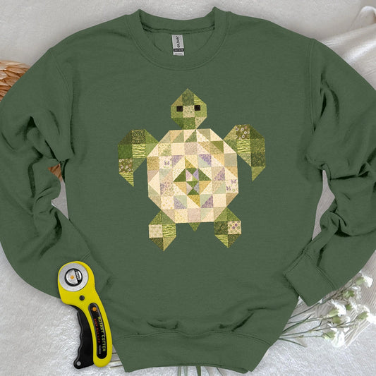 Patchwork Turtle Sweatshirt