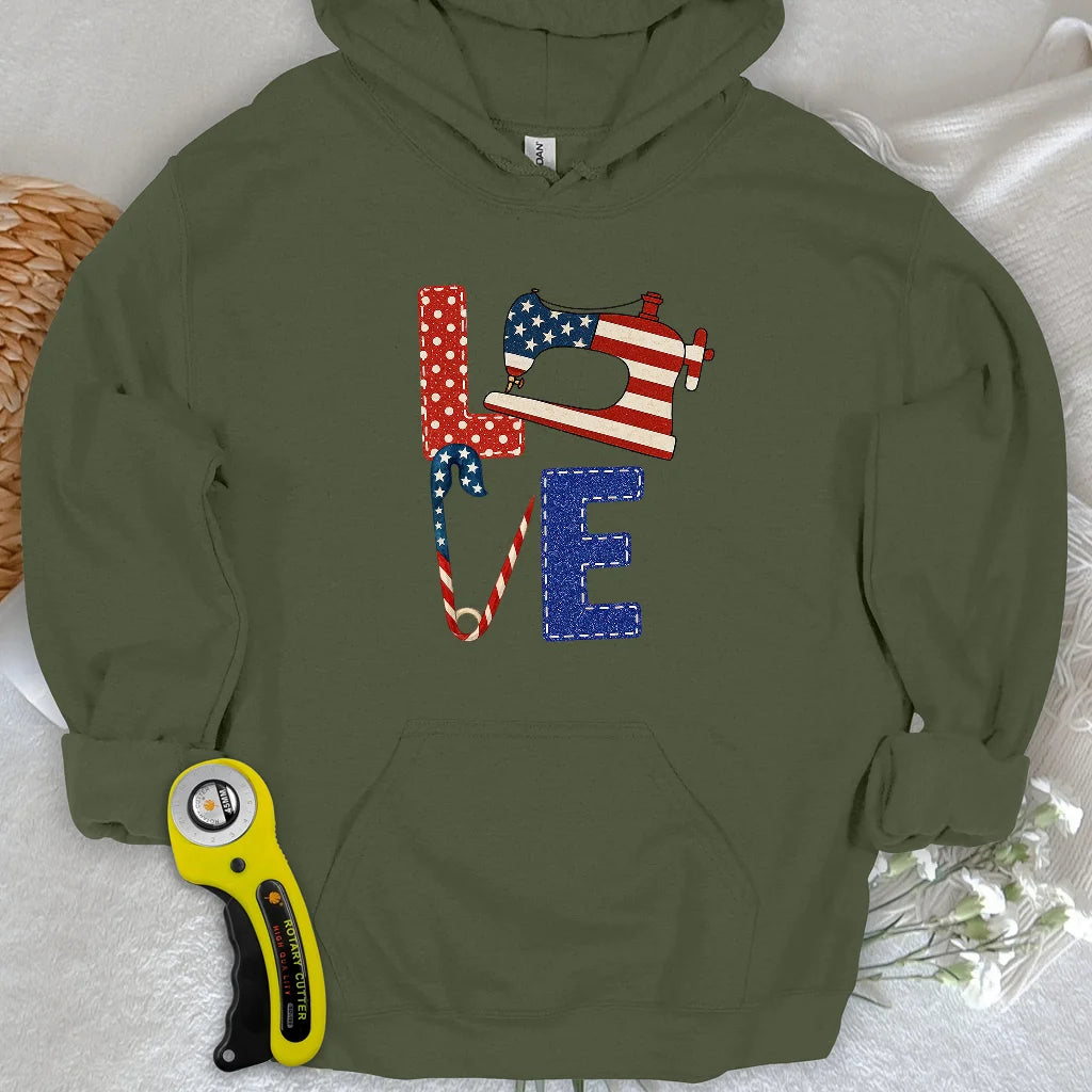 Patriotic Sewist Hoodie