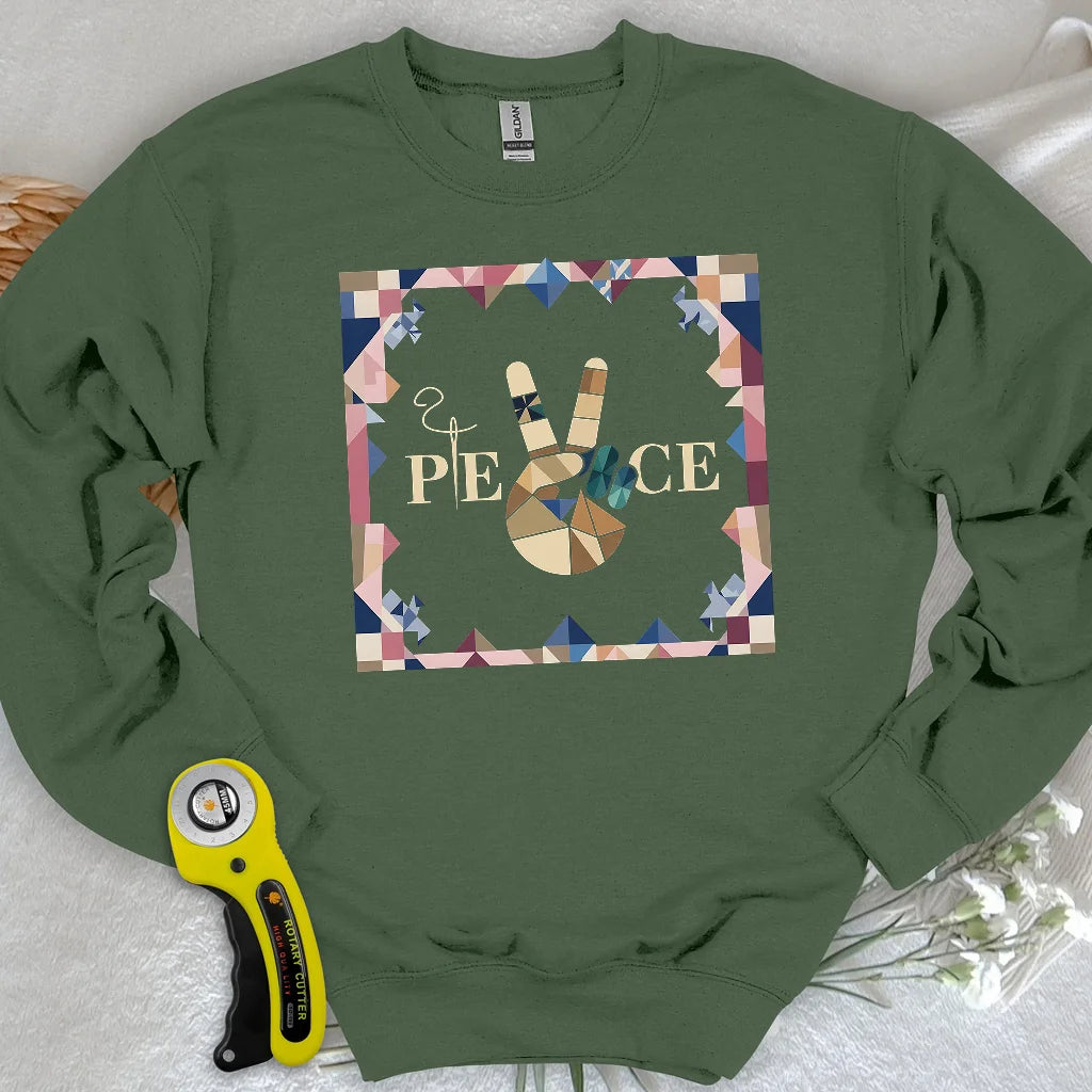 Sweat-shirt Piece & Peace