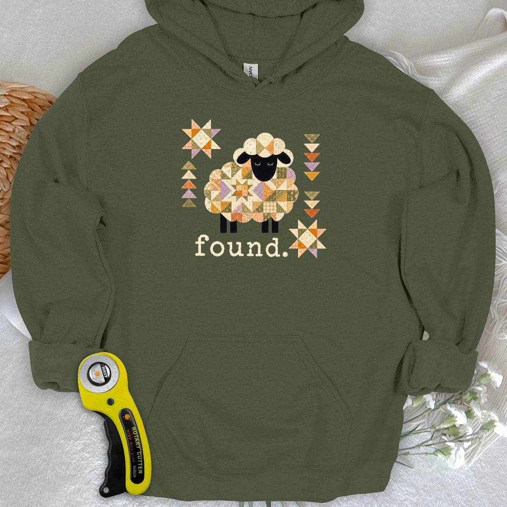 Psalm 23 Patchwork Sheep Hoodie