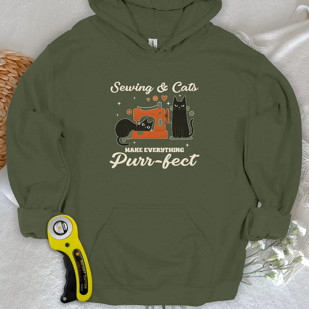 Purr-fect Sewing Hoodie