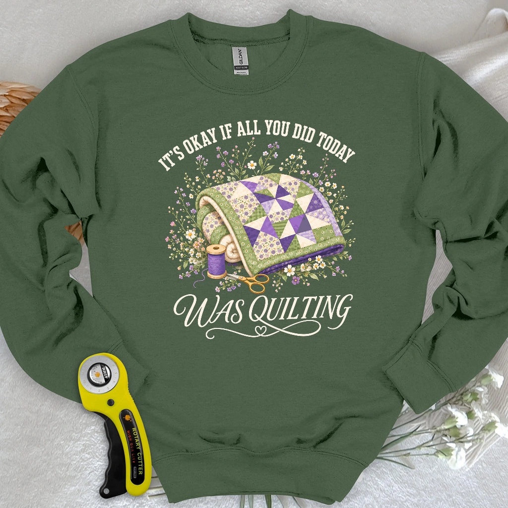 Quilt All Day Sweatshirt